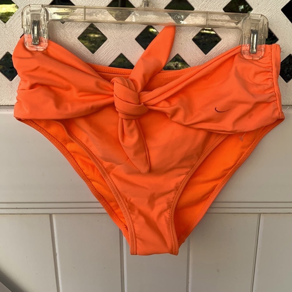 NWOT cabana del sol orange bikini bottom size: M